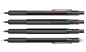 Preview: rOtring 600 Set Kugelschreiber & Bleistift schwarz mit Etui