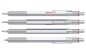 Preview: rOtring 600 Set Kugelschreiber & Bleistift silber mit Etui