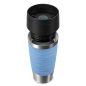 Preview: EMSA Thermobecher TRAVEL MUG Waves Pastellblau 360 ml mit Wunschgravur