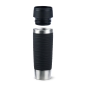 Preview: EMSA Thermobecher TRAVEL MUG Waves Schwarz 500 ml mit Wunschgravur