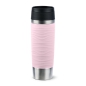 Preview: EMSA Thermobecher TRAVEL MUG Waves Pastellrosa 500 ml mit Wunschgravur
