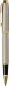Preview: PARKER IM Core Rollerball Brushed Metal G.C.