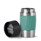 Preview: EMSA Thermobecher TRAVEL MUG Compact Petrol 300 ml mit Wunschgravur