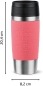Preview: EMSA Thermobecher TRAVEL MUG Classic Koralle 360 ml mit Wunschgravur