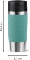 Preview: EMSA Thermobecher TRAVEL MUG Classic Petrol 360 ml mit Wunschgravur