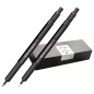 Preview: rOtring 600 Set Kugelschreiber & Bleistift schwarz mit Etui