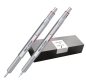 Preview: rOtring 600 Set Kugelschreiber & Bleistift silber mit Etui
