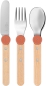 Preview: Le Petit Gourmet Kinderbesteck Koralle – Kinderbesteck-Set
