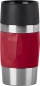 Preview: EMSA Thermobecher TRAVEL MUG Compact Rot 300 ml mit Wunschgravur
