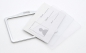 Preview: Kartenhalter aus Metall  Querformat Ausweisjojo SOLID SILVER
