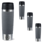 Preview: EMSA Thermobecher TRAVEL MUG Classic Pfeffergrau 500 ml mit Wunschgravur
