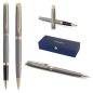 Preview: Waterman® Set aus Kugelschreiber und Rollerball Stone Grey G.T.