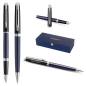 Preview: Waterman® Set aus Kugelschreiber und Füllfederhalter Block Black-Blue G.T.