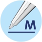 Preview: Pelikan Kugelschreiber Ineo® Elements K6 Silber mit Gravur