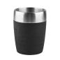 Preview: EMSA Thermobecher TRAVEL CUP Schwarz 200 ml mit Wunschgravur