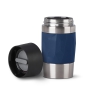 Preview: EMSA Thermobecher TRAVEL MUG Compact Blau 300 ml mit Wunschgravur