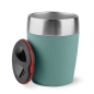Preview: EMSA Thermobecher TRAVEL CUP Petrol 200 ml mit Wunschgravur