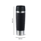 Preview: EMSA Thermobecher TRAVEL MUG Classic Schwarz 500 ml mit Wunschgravur