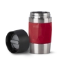 Preview: EMSA Thermobecher TRAVEL MUG Compact Rot 300 ml mit Wunschgravur
