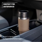 Preview: EMSA Thermobecher TRAVEL MUG Classic Twist Braun 360 ml mit Wunschgravur
