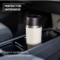 Preview: EMSA Thermobecher TRAVEL MUG Classic Twist Cremeweiss 360 ml mit Wunschgravur