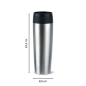 Preview: EMSA Thermobecher TRAVEL MUG Classic Edelstahl 500 ml mit Wunschgravur