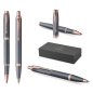 Preview: PARKER IM Rollerball + Kugelschreiber The Finishing Touch Collection Slate