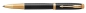 Preview: PARKER® IM Premium Schreibset Tintenroller und Kugelschreiber Black/Gold G.C.