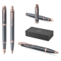 Preview: PARKER IM Füllfederhalter + Kugelschreiber The Finishing Touch Collection Slate