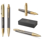 Preview: PARKER® IM Pioneers GT Tintenroller und Kugelschreiber