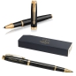 Preview: PARKER IM Core Rollerball Black Lacquer G.C.