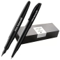 Preview: Pelikan Schreibset Jazz® Noble Elegance K/P36 Carbon Schwarz mit Gravur
