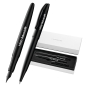 Preview: Pelikan Schreibset Jazz® Noble Elegance K/P36 Carbon Schwarz mit Gravur