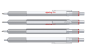 Preview: rOtring 600 Set Kugelschreiber & Bleistift silber