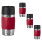 Preview: EMSA Thermobecher TRAVEL MUG Compact Rot 300 ml mit Wunschgravur