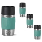 Preview: EMSA Thermobecher TRAVEL MUG Compact Petrol 300 ml mit Wunschgravur