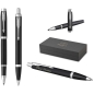 Preview: PARKER® IM Core Tintenroller und Kugelschreiber Matte Black C.C.