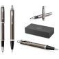 Preview: PARKER® IM Core Tintenroller und Kugelschreiber Dark Expresso C.C.