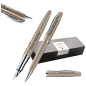 Preview: Pelikan Schreibset Jazz® Noble Elegance K/P36 Taupe mit Gravur