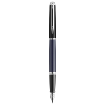 Preview: Waterman® Set aus Kugelschreiber und Füllfederhalter Block Black-Blue G.T.