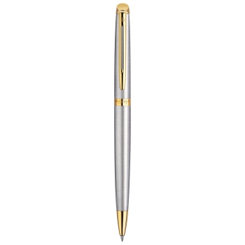 Waterman® Set aus Kugelschreiber und Füllfederhalter Stainless Steel G.T.