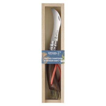 Preview: Opinel No 08 Pilzmesser, Walnussholz, Geschenkbox