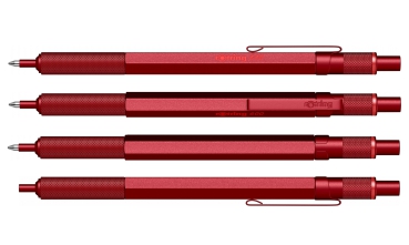 Preview: rOtring 600 Set Kugelschreiber & Bleistift rot