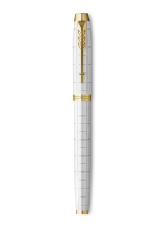 PARKER® IM Premium Schreibset Füllfederhalter und Kugelschreiber Pearl G.C.
