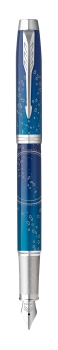 PARKER® IM Premium Schreibset Füllfederhalter und Kugelschreiber S.E. Submerge (Blue)