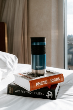 Contigo 2.0 Byron SNAPSEAL Thermobecher 470 ml  Blue Corn