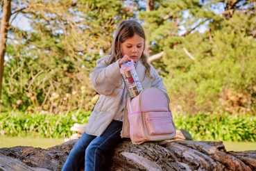 Easy Clean AUTOSPOUT Kinder Trinkflasche, 380 ml, Strawberry Unicorn
