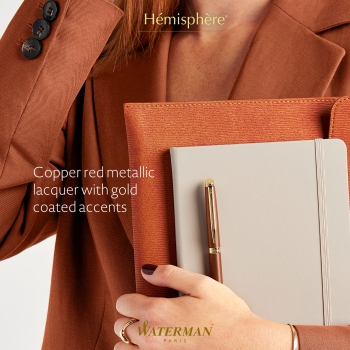 Waterman® Rollerball Hemisphere Copper Red G.T.