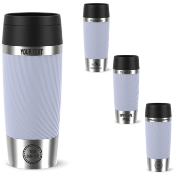 EMSA Thermobecher TRAVEL MUG Classic Twist Lavendel 360 ml mit Wunschgravur