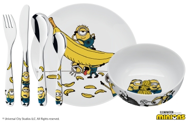 WMF Kindergeschirr-Set Minions, 6-teilig